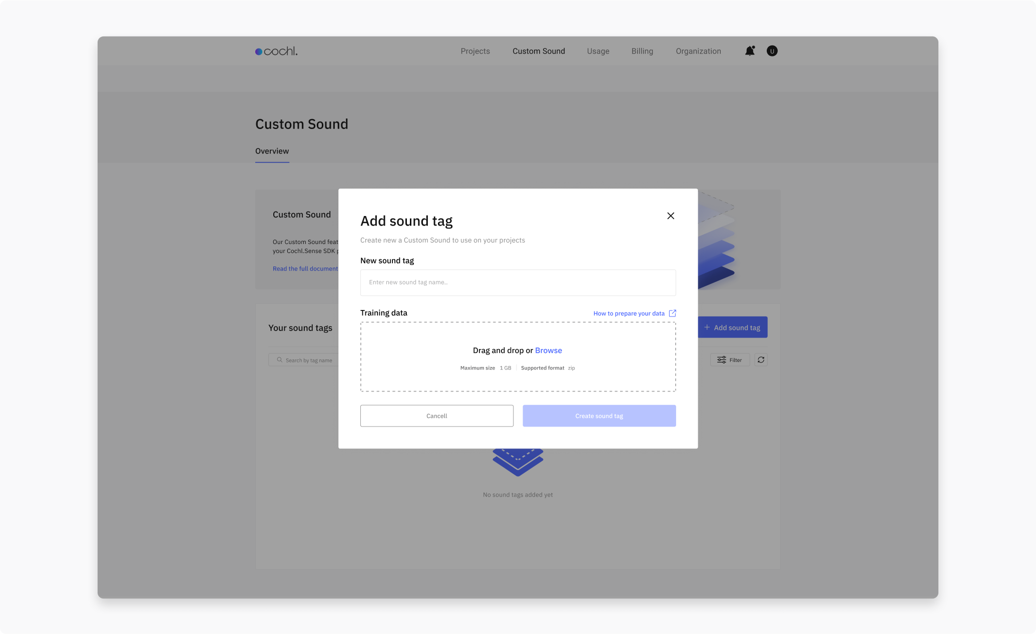 Add sound tag